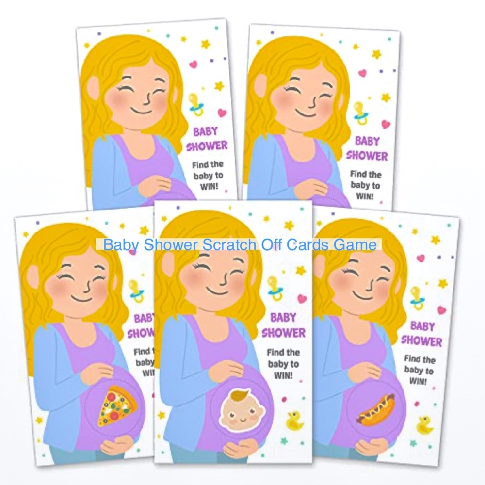 Baby Shower Scratch-Off Card Game, 40-ct
